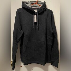 Flag & Anthem Men’s Classic Charcoal Heather Sweat Hoodie Front Pocket Medium